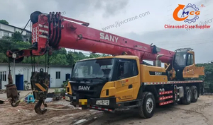 Crane de camiones usados ​​confiables 25 toneladas de grúa móvil sany para levantamiento pesado