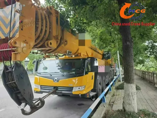 Una grúa de camión todo terreno de 500 toneladas usada de 2024 XCMG con excelente rendimiento.