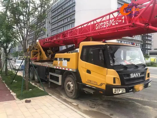 Crane de segunda mano 2021 STC25 Tons Sany Truck Crane Second Hand Mobile Crane