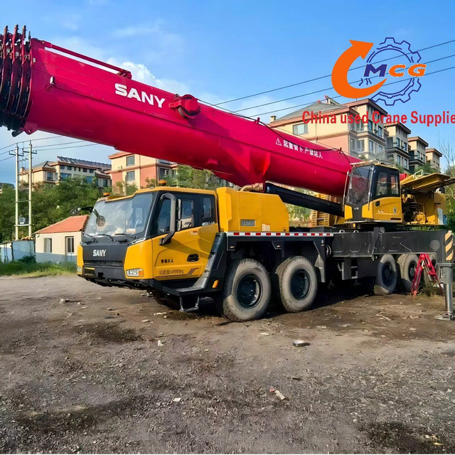 Para la venta: NUEVO 2023 SANY 160 TON 8 S-SECCIÓN Crane de camiones usados, buen estado, menos tiempo de trabajo
