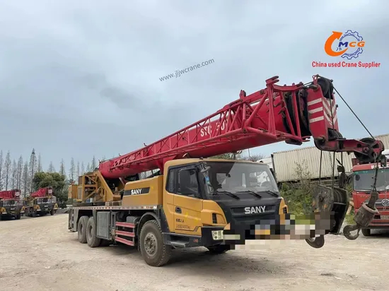 Crane de segunda mano de alta calidad 2019 Sany STC 25 toneladas de grúa de camión