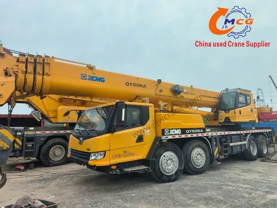 2021 XCMG Crane de camiones usados ​​de 50 toneladas para la venta en excelentes condiciones
