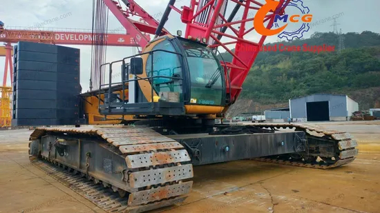 Crane usado Crane 280 toneladas SCC2800 Piezas de maquinaria de construcción de grúas móvil