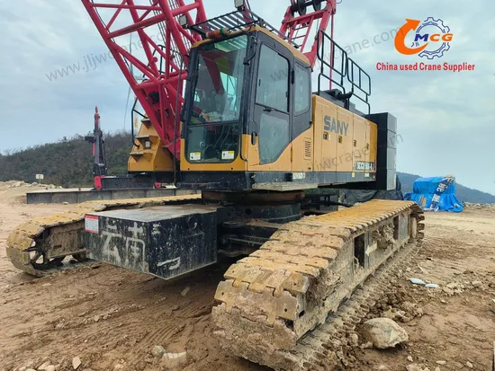 SCC850A Crane Crane 85 toneladas Usados ​​Crane Mobile Crane Concrete Bomba Piezas de camión