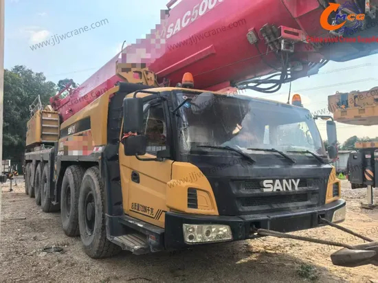 Crane móvil de 300 toneladas de servicio pesado Sany 2019 Adecuado para proyectos de construcción