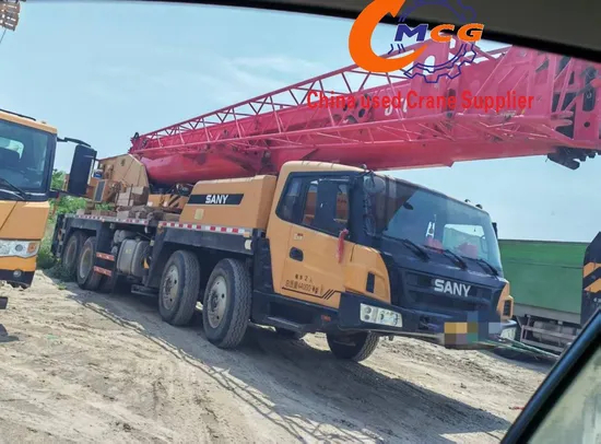 Crane de camiones de segunda mano de 55 toneladas de sany producida en 2019, con un precio favorable