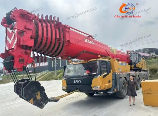 2023 Sany Sac300-Ton All-Terrrain Crane usado Machinería de construcción de grúas móviles