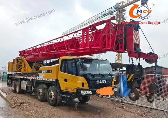 Confianza 2020 Sany 40 toneladas usó Mobile Crane para compradores internacionales