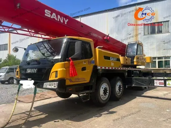 Grúa de segunda mano de alta calidad 2022 STC55 tonelas Sany All Terrain Crane Truck Crane