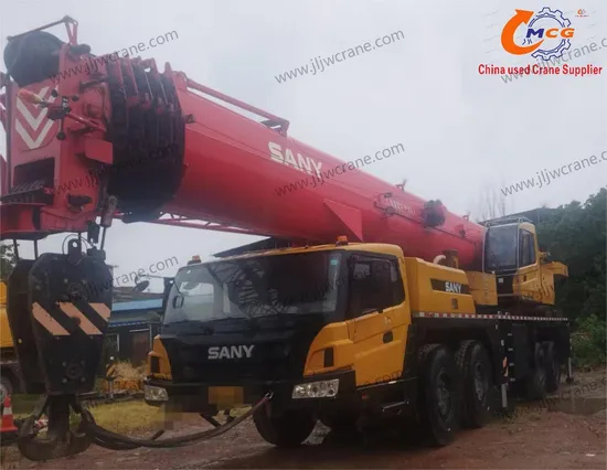 Crane de camiones de camión usado confiable Capacidad de 90 toneladas de grúa sany de sany