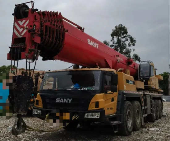 Estamos vendiendo una grúa de camión usada 2022 Sany 130 Ton 8-Section Boom usada a un buen precio.