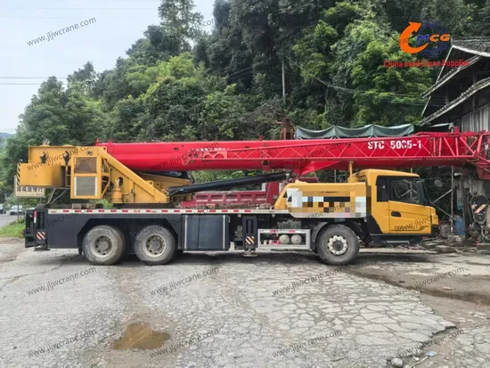 Crane usada 2021 STC25 Ton sany All Terrain Crane Truck Crane Used Mobile Crane